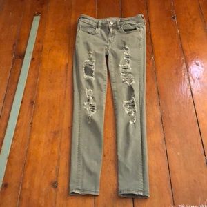 Stretchy skinny ripped jeans/jeggings